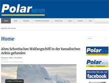 Tablet Screenshot of polarnews.ch